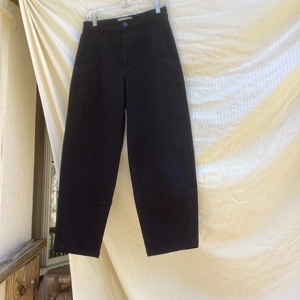 Everlane Black Straight-Leg organic cotton Chinos, size 4